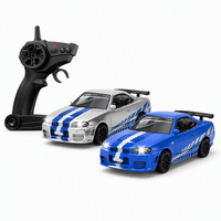 Nouvelle Voiture Télécommandée 4x4 en Alliage à l'Échelle 1/64 2.4G avec Accélérateur Linéaire, 2 Vitesses et Contrôle des Lumières, Mini Voiture de Course RC de Bureau pour Drift 2026