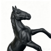 Esculturas de Hierro Fundido de Cuatro Caballos Galopantes, Adornos para Escritorio que Atraen la Fortuna, Decoraciones Metálicas, Regalos Empresariales
