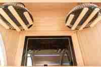 Sauna de Infrarrojos Lejanos con Certificación FSC, Fabricada con Madera de Hemlock Canadiense y ABS, con Función de Iones Negativos