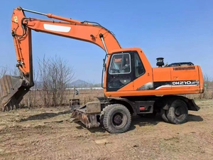 รถขุดล้อยางมือสองจากเกาหลี Doosan DH210W-7 Dh210 รถขุดไฮดรอลิก 21 ตัน 210W 150W สภาพดี - Product Image 3