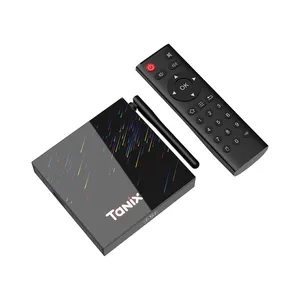 Tv box hiburan 4K, Android ram 2GB flash 16GB Allwinner H618 Android 12.0 TX68 set top box tv