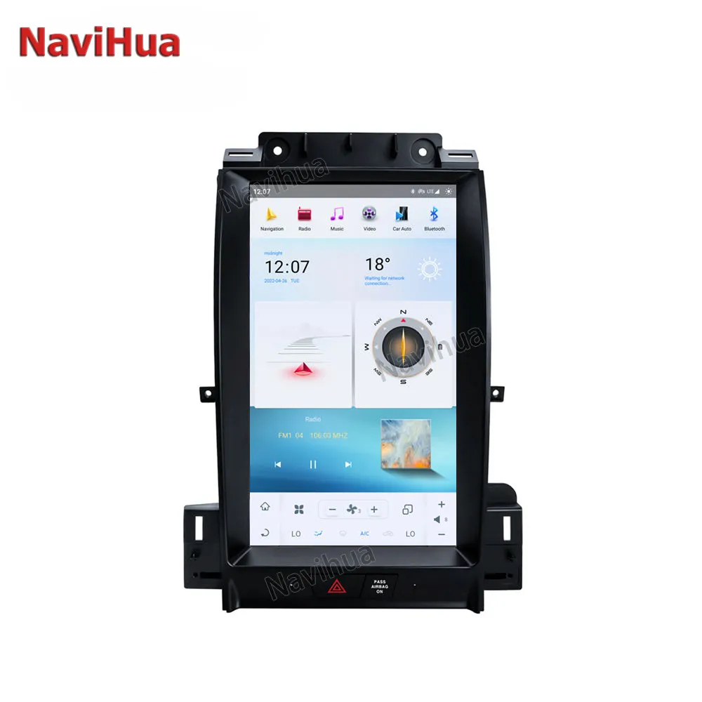 NaviHua Radio Multimédia Lecteur DVD 8Core Android Carplay Pour Tesla Ekran Ford Taurus 2009-2018 Voiture Audio Vidéo Stéréo Gps Navi