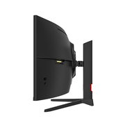 Nieuwe 49-inch gebogen frameloze 144Hz VA/TN/IPS LED-monitor voor gaming, geschikt voor laptop en desktop gebruik, met geïntegreerde speaker, 32:9