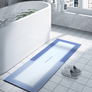 Ensemble antidérapant de conception rapide à séchage instantané en diatomite douce tapis de cuisine absorbants longs et lavables imperméables pour l'extérieur - Product Image 5