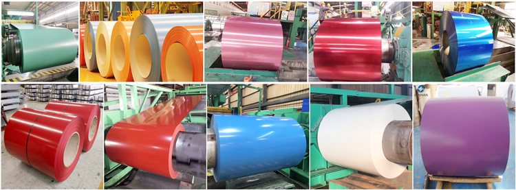 Zin Coated Prepainted Galvanized Steel Coils PPGI PPGL DX51D 1500mm