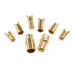 Conectores de Punta de Banana Chapados en Oro de Cobre Puro al por Mayor para Motores de Aeromodelismo, Tamaños 2mm, 3.5mm, 4mm, 5.5mm, 8mm - Product Image 3