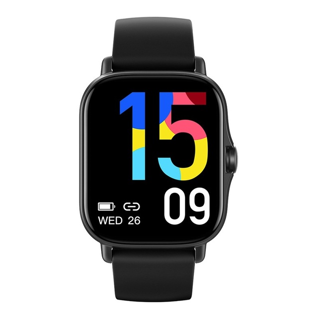 New 44mm Square Smart Watch IP67 Waterproof Luminous Multi-Function Games Heart Rate Message Push for Sports Android IOS