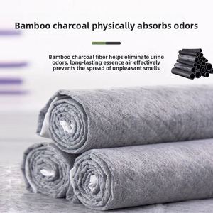 Tapis absorbants désodorisants épaissis en film PP non tissé pour chiens, 100 pièces, 2026, fournitures d'entraînement pour animaux de compagnie au charbon de bambou - Product Image 2
