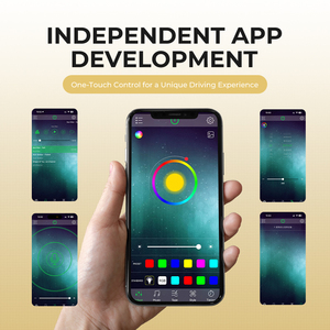 Sistema di Illuminazione Ambientale K3S con Logo Personalizzato per Land Rover 10in1 Crea <span class=keywords><strong>Atmosfera</strong></span> Migliora il Piacere di Guida - Product Image 6