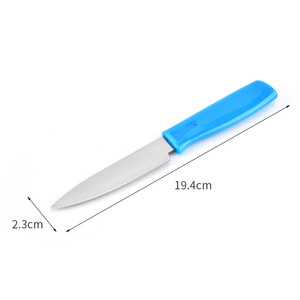 Cuchillos de plástico coloridos para frutas, paquete de 4, herramientas de cocina multifunción para pelar y cortar frutas y verduras - Product Image 4