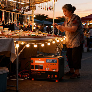 สถานีไฟฟ้าพกพา LiFePO4 คลื่นไซน์บริสุทธิ์ ชาร์จพลังงานแสงอาทิตย์ ช่องเสียบ XT90 ชาร์จเร็ว สตาร์ทรถยนต์ได้ 4000+ รอบการใช้งาน - Product Image 6