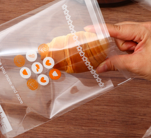 Best Price <b>Bread</b> Transparent Packaging <b>Bags</b> Snacks Candy Biscuit Plastic Gummy Biscuit Packaging <b>Bag</b> 15*18+3cm - Product Image 4