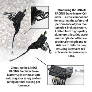 LINGQI Racing Moto 7/8 "22mm Gauche Droite Embrayage Levier de <span class=keywords><strong>Frein</strong></span> Poignée Supérieure de <span class=keywords><strong>Frein</strong></span> Avant Embrayage pour PIt Dirt Bike <span class=keywords><strong>QUAD</strong></span> ATV - Product Image 5