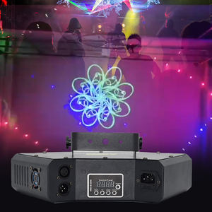 DJ Party Light DMX512 Sonido activado RGB LED Iluminación de escenario Portátil Regulable Interior Pista de baile Cumpleaños Rave Bar Navidad - Product Image 1