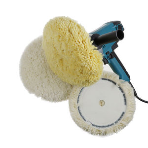 Tampons de polissage pour voiture en laine de haute qualité, double face torsadée, coupe lourde, abrasif très fin - Product Image 5