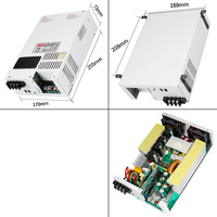 MZMW 2500W Pantalla Digital 0-12V 190A Transformador Industrial Ajustable SMPS Fuente de Alimentación Conmutada de Alta Potencia