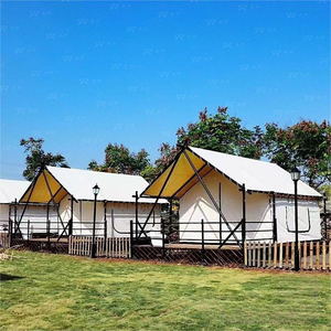 Profesional personalizado al aire libre impermeable lujo Hotel Safari tienda estilo europeo en forma de A nómada para eventos tiendas de campaña - Product Image 2