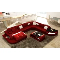 Conjunto de sofá moderno em forma de l, conjunto de sofá de couro estilo europeu com design de luxo para sofá, sala de estar e móveis