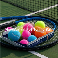 Vente directe d'usine chinoise de balles de padel colorées assorties de Pékin pour l'entraînement des débutants, le jeu avec les animaux et l'utilisation en extérieur