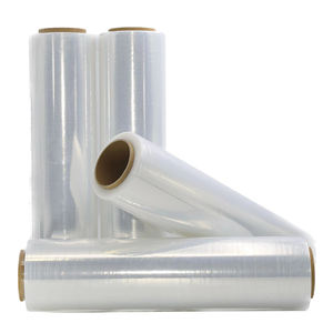 Emballage en PEBDL transparent transparent de couleur personnalisée, film étirable, enveloppe auto-adhésive de dureté souple, procédé de moulage par soufflage soluble dans l'eau - Product Image 6