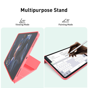 Étui magnétique ultra fin à rabat intelligent pour Apple <span class=keywords><strong>iPad</strong></span> 5, <span class=keywords><strong>iPad</strong></span> 6, <span class=keywords><strong>iPad</strong></span> Air 2 en cuir PU pour femmes - Product Image 5