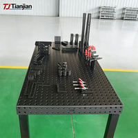 Table de soudage 3D D16 de haute qualité, résistante à la déformation et à la corrosion, pour le traitement de petites séries de cadres métalliques
