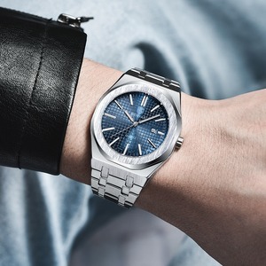 BENYAR 5156 nouvelle montre d'affaires pour hommes cadran 40mm 30 mètres étanche montre à Quartz pour hommes chronomètre course seconde montre - Product Image 3