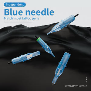 <span class=keywords><strong>Agujas</strong></span> de tatuaje desechables 10 unids/caja Super Sharp Precise Made <span class=keywords><strong>Agujas</strong></span> de tatuaje de acero inoxidable Cartucho Delineador redondo Shader Magnum - Product Image 3