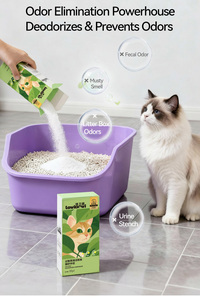 Poudre désodorisante pour litière de chat sur mesure, réduit les allergènes Fel D, favorise la santé des voies urinaires, inhibe les bactéries, approvisionnement en vrac - Product Image 6
