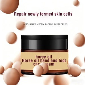 Crème pour les mains et les pieds à l'huile de <span class=keywords><strong>cheval</strong></span> OEM |   Hydratation profonde pour les fissures, les desquamations et les coups de froid - Product Image 3
