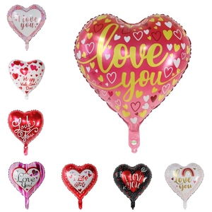 Ballons à hélium coeur d'amour rouge 18 pouces pour décoration de fête de mariage ballon de saint-valentin - Product Image 4