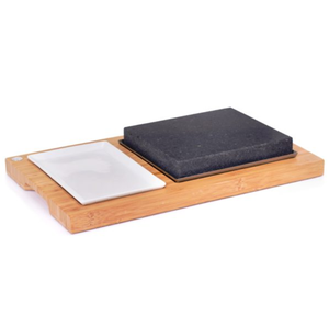 Ensemble <span class=keywords><strong>de</strong></span> <span class=keywords><strong>pierre</strong></span> et d'assiettes à steak OEM pour <span class=keywords><strong>la</strong></span> cuisson des pierres <span class=keywords><strong>de</strong></span> <span class=keywords><strong>lave</strong></span> - Product Image 1