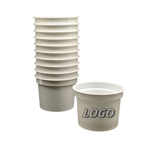 Sulide dùng một lần PP vỉ gobelet plastique tái chế bao bì nhựa logo cá nhân trắng Ice Cream <span class=keywords><strong>cup</strong></span> - Product Image 1
