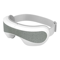 Masseur oculaire intelligent pliable en tissu de qualité supérieure avec fonction de chauffage, de vibration, de contrôle du temps et de musique, pour le soin des yeux et la relaxation musculaire