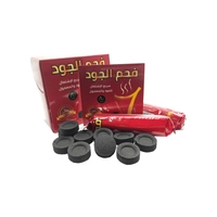 Encens naturel charbon de bois rouge sans odeur inflammable pour narguilé, vente en gros
