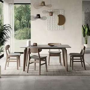 Free Sample Cheap 6 Chairs Dinning Room Furniture Dining Table