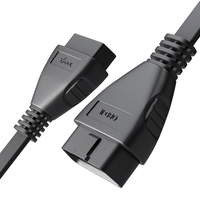 Câble d'extension pour lecteur de codes de diagnostic OBD2, connecteur 16 broches mâle-femelle pour véhicules