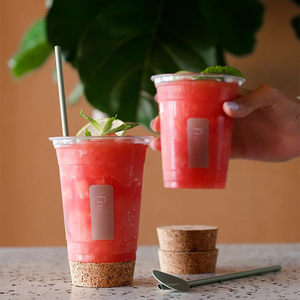 6oz 8oz 12oz 14oz 100% compostable PLA Cốc Nhựa Tùy Chỉnh in ấn thức ăn nhanh uống Soda dùng một lần rõ ràng PLA ly có nắp đậy - Product Image 2