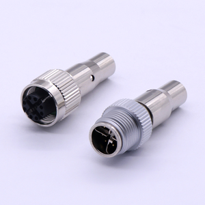 M12 kết nối cáp với <span class=keywords><strong>RJ45</strong></span> Adapter D x mã hóa 4 8 Pin shielded Mạng Công Nghiệp tương thích vách ngăn Bảng điều khiển gắn kết IP67 đánh giá - Product Image 4