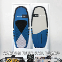 Planche de surf hydrofoil en mousse de fibre de carbone OEM AKJ pour le kitesurf et la planche à voile, modèle AKJ21454