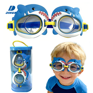 Lunettes de natation amusantes pour enfants, motif requin/<span class=keywords><strong>monstre</strong></span>/licorne, pour l'exploration <span class=keywords><strong>sous</strong></span>-marine, avec vision améliorée pour la piscine - Product Image 1