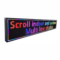 Écran LED défilant P5 P6 P8 P10 pour publicité extérieure et intérieure, panneau d'affichage pour magasin, programmable par Wifi, petit écran à bande
