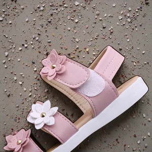 Sandalias para niños, superventas, sandalias informales a la moda con flores para niñas, sandalias de playa para exteriores de princesa para niñas - Product Image 5
