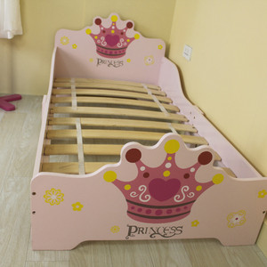 Qualità camera da <span class=keywords><strong>letto</strong></span> mobili stile principessa in legno <span class=keywords><strong>singolo</strong></span> <span class=keywords><strong>rosa</strong></span> bambini letti ragazze - Product Image 3