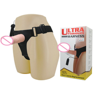 Pénis Creux Portable Seksfun avec Harnais Dildo, Dildo Vibrant Télécommandé pour Homme