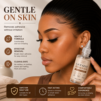 Spray Dissolvant de Colle pour Perruques en Dentelle – Liquide de Retrait d'Adhésif pour Perruques – Marque Privée – Facile à Utiliser – Dissolvant de Liaisons Capillaires pour l'Installation de Perruques en Dentelle