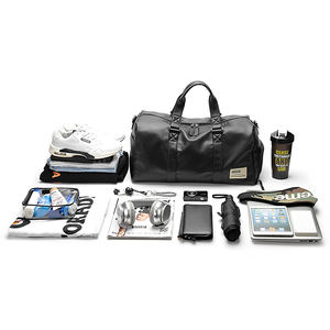 Grande bagaglio leggero palestra stoccaggio sportivo resistente all'acqua <span class=keywords><strong>borsa</strong></span> da <span class=keywords><strong>viaggio</strong></span> in pelle PU Tote borse a <span class=keywords><strong>tracolla</strong></span> Casual <span class=keywords><strong>borsa</strong></span> da <span class=keywords><strong>viaggio</strong></span> - Product Image 3