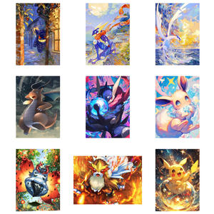 Nuove Carte Pokémon di Alta Qualità con Intaglio su Carta, Promozioni Anime, Cornice Artistica Estesa, Lastre 3D con Intaglio su Carta, Scatole Sorpresa, Regali per Bambini - Product Image 3