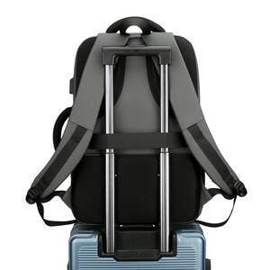 Men's Shoulder Bag Business <b>Student</b> <b>Backpack</b> Durable Oxford Waterproof Polyester Lining Zipper Closure USB for School Work - Product Image 3