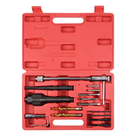 Kit de 16 outils de réparation de filetages de bougies de préchauffage endommagées pour garage automobile